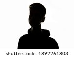 upper body man silhouette.... | Shutterstock . vector #1892261803