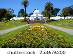 one of famous place in San Francisco, The  Conservatory of Flowers