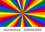 Rainbow Color Burst Background. ...