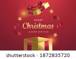 merry christmas and happy new... | Shutterstock .eps vector #1872835720