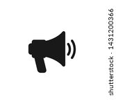 megaphone flat icon logo vector | Shutterstock .eps vector #1431200366