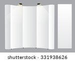 set of blank backdrop display... | Shutterstock .eps vector #331938626