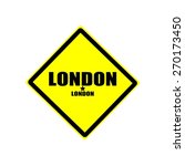 London Black Stamp Text On...