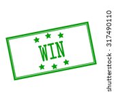 Win Green Stamp Text On...
