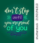 motivational colorful lettering ... | Shutterstock .eps vector #2150196313