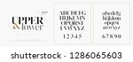 elegant alphabet letters font... | Shutterstock .eps vector #1286065603