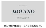 elegant alphabet letters font... | Shutterstock .eps vector #1484520140