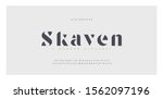 elegant awesome alphabet... | Shutterstock .eps vector #1562097196