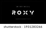 minimal modern alphabet fonts.... | Shutterstock .eps vector #1931283266