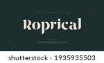 luxury alphabet letters font... | Shutterstock .eps vector #1935935503