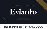 elegant alphabet letters font... | Shutterstock .eps vector #1937630800