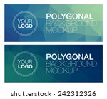 Horizontal Polygonal Banners