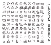 business and religion icon set. ... | Shutterstock .eps vector #1910304949