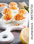 Deviled Eggs Appetizer With...