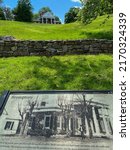 Small photo of Fredericksburg, Virgina -2022: Brompton house, or Marye's House, on Marye's Heights. Witnessed the Civil War Battle of Fredericksburg. Now home University of Mary Washington President.