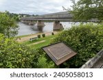 Small photo of Hartland, New Brunswick -Jun 1, 2023: The Hartland Covered Bridge is the world's longest covered bridge. It crosses the Saint John River from Hartland to Somerville, New Brunswick, Canada.