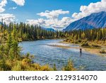 Kathleen River  Yukon Territory ...