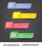 modern text box template ... | Shutterstock .eps vector #1909244629