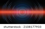sound waves oscillating dark... | Shutterstock .eps vector #2108177933