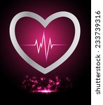 dark pink pulse light abstract... | Shutterstock .eps vector #233739316
