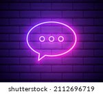 communication neon sign.... | Shutterstock .eps vector #2112696719