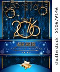 2016  happy new year background ... | Shutterstock .eps vector #350679146
