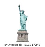 Statue Of Liberty Isolated On...