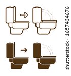 Put Down The Toilet Seat Icon...