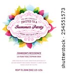 Summer Party Invitation With...