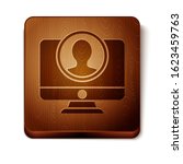 brown create account screen... | Shutterstock .eps vector #1623459763
