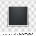 photo frame. square frame... | Shutterstock .eps vector #1484730203