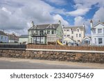 Small photo of Whitehead, Northern Ireland - July 13 2023 "Whitehead Promenade on Giant's Causeway road"