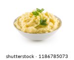 Mashed potatoes in bowl...