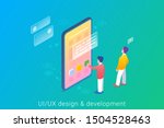 app development ui ux design... | Shutterstock .eps vector #1504528463