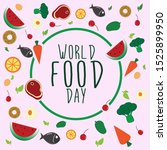 world food day celebrate 2019 | Shutterstock .eps vector #1525899950
