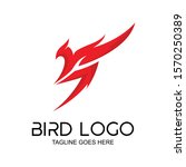  The Bird Logo Forms The Letter ...