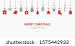 concept of christmas card with... | Shutterstock .eps vector #1575442933