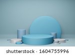 abstract geometric shape pastel ... | Shutterstock . vector #1604755996