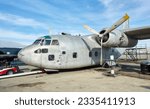 Small photo of CHINO, CALIFORNIA, USA - JANUARY 18 2020: N87DT Fairchild C-123K Provider (military transport aircraft) in the Yanks Air Museum
