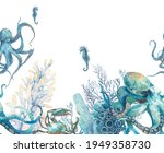 Watercolor Under Sea Life...