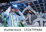 engineers are using virtual... | Shutterstock . vector #1526799686