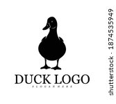 Duck Logo Vector Illustration...