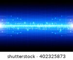 abstract arrow and light wave... | Shutterstock .eps vector #402325873