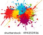 vector colorful background... | Shutterstock .eps vector #494353936