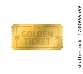 golden ticket winner... | Shutterstock .eps vector #1730966569