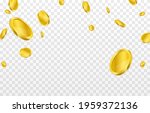 Vector Gold Coins Fall From The ...