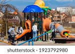 Playground with children and...