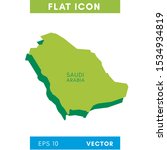 saudi arabia map vector... | Shutterstock .eps vector #1534934819