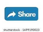 blue share button for social... | Shutterstock .eps vector #1699190023