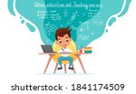 e learning concept banner.... | Shutterstock .eps vector #1841174509